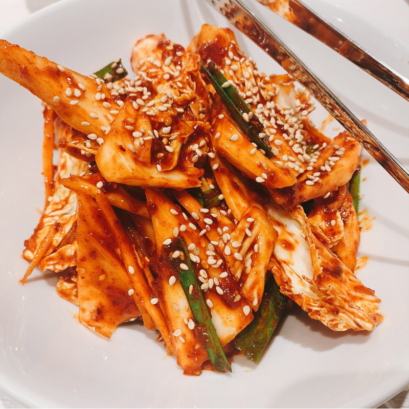 特製キムチサラダ(タッカンマリ食堂)