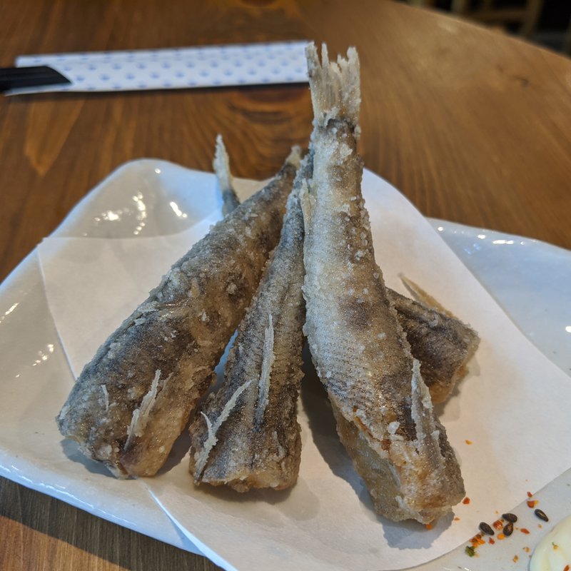 めひかり唐揚げ(イザカヤ 山角)