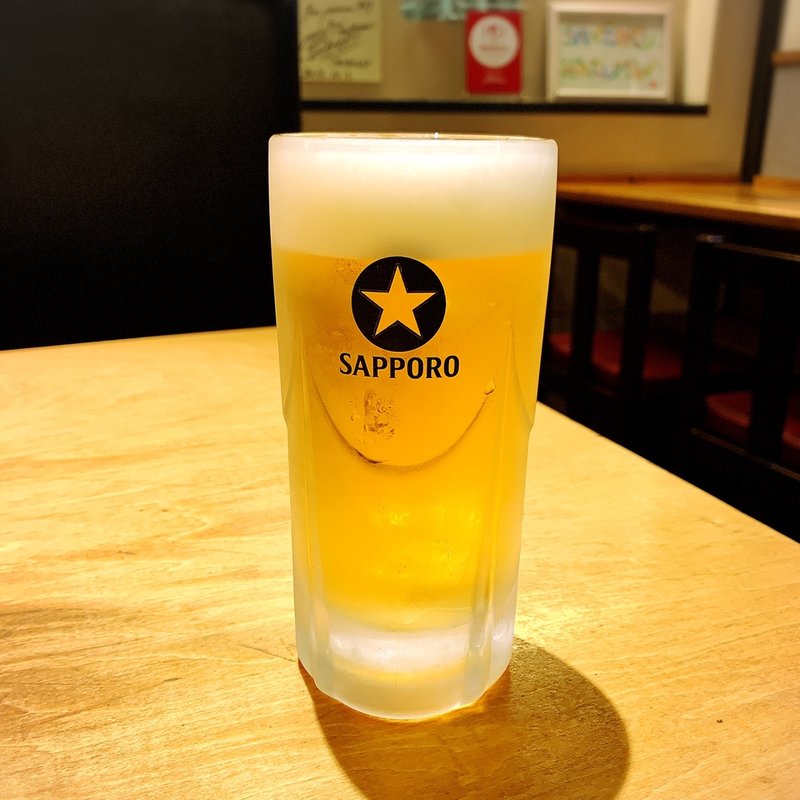 サッポロ黒ラベル生ビール(山賊ホルモン)