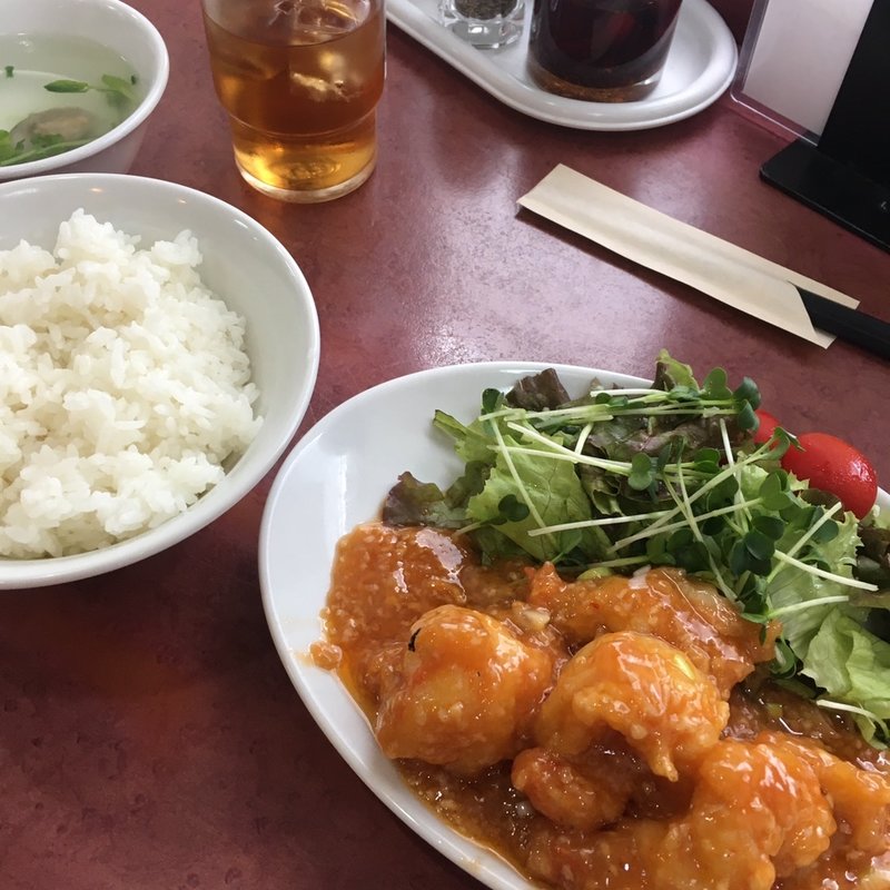 大エビチリソース(定食)(上海 （シャンハイ）)