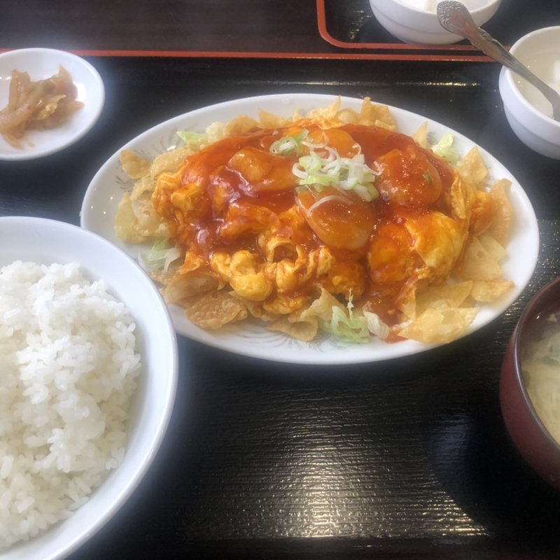 エビと玉子のチリソース(広和楼 （コウワロウ）)