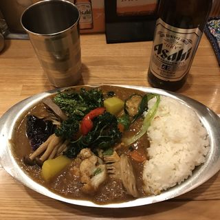 野菜チキン 大盛(カレーの店 プーさん)