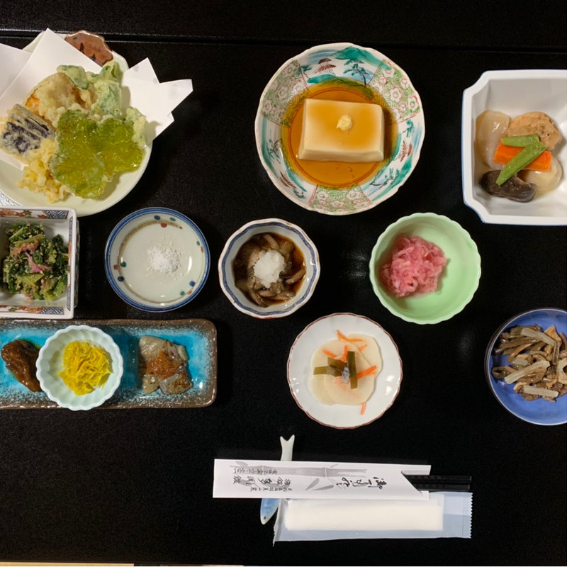 夕食(精進料理)(多聞館 )