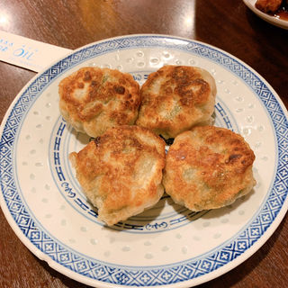 海老とニラ入り焼き饅頭(中国菜 オイル )