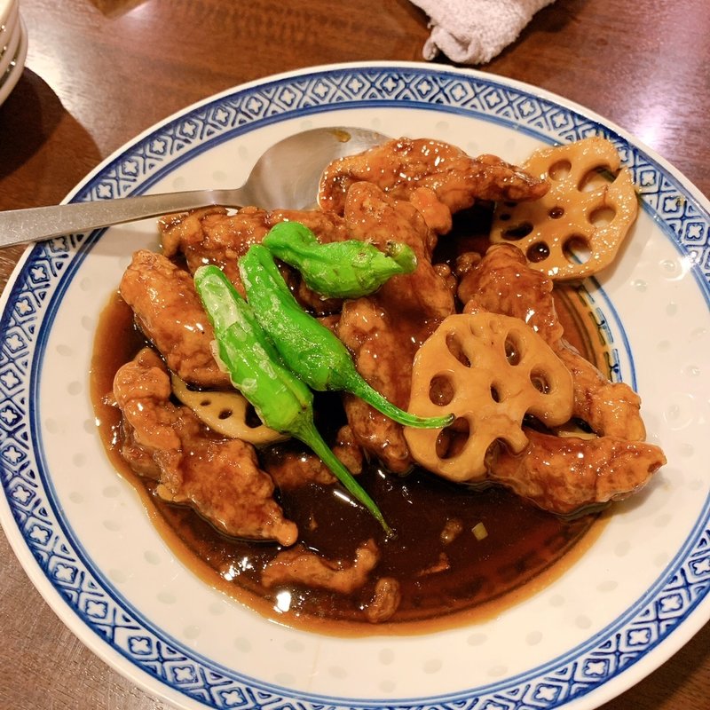 黒酢の酢豚(中国菜 オイル )