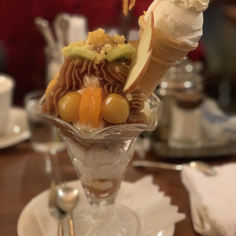 マロンパフェ(珈琲西武)