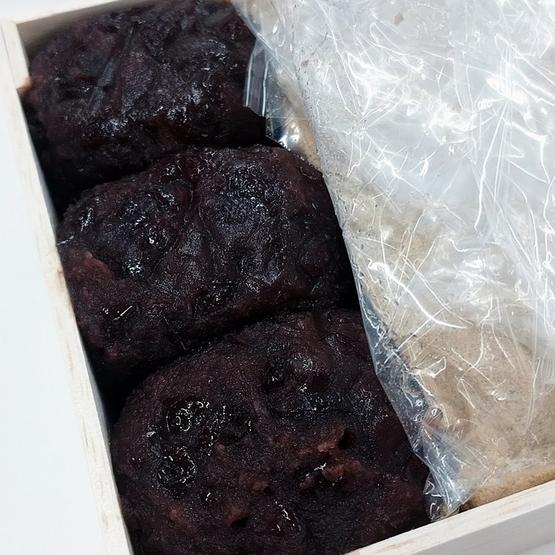 つぶ餡(3個)きな粉(3個)(おはぎ 玉製家)