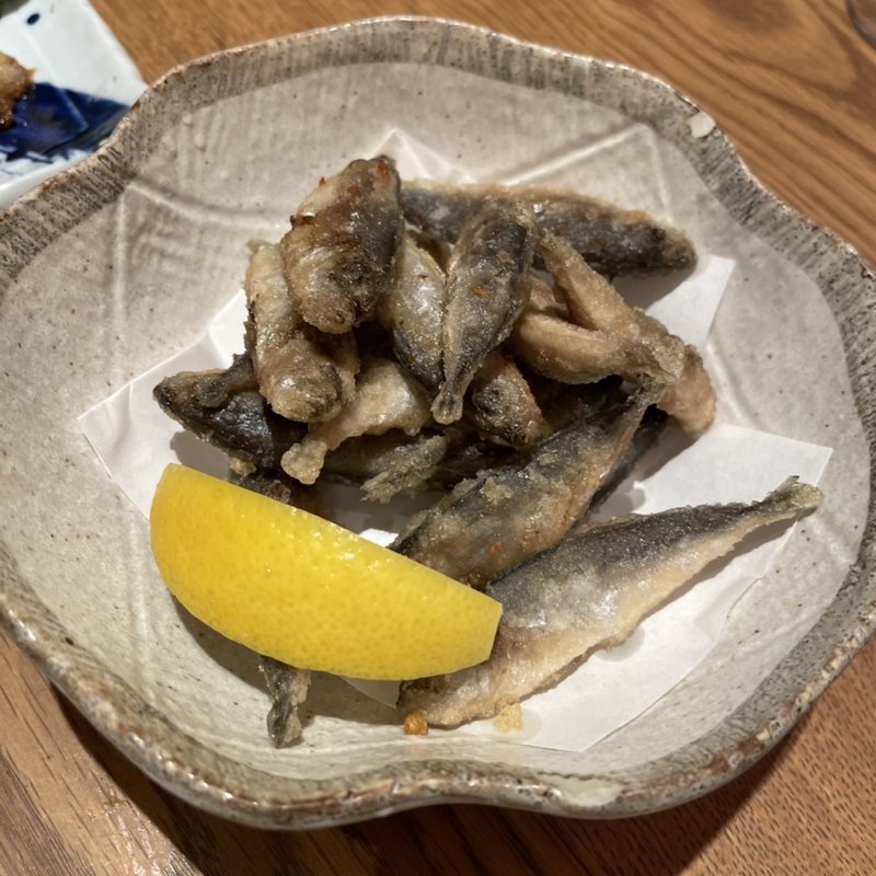 ぜんごあじの唐揚げ(瀬戸内料理 金兵衛)