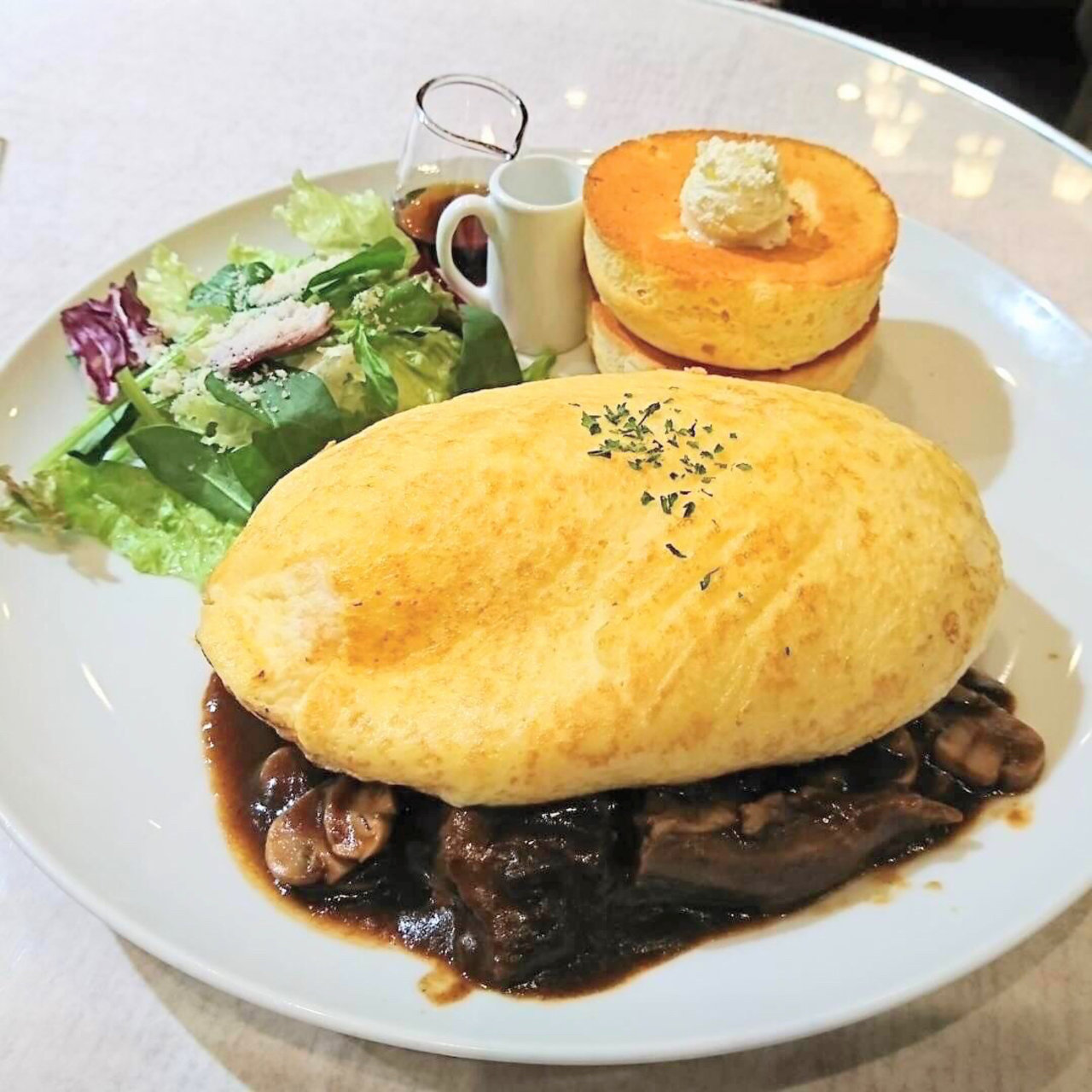 スフレオムライスプレート(Salon Oeuf et Moi そごう横浜店)の口コミ