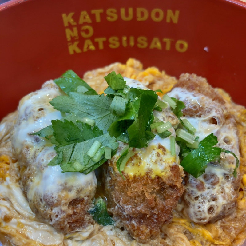 牡蠣とじ丼(かつさと 多摩センター店)
