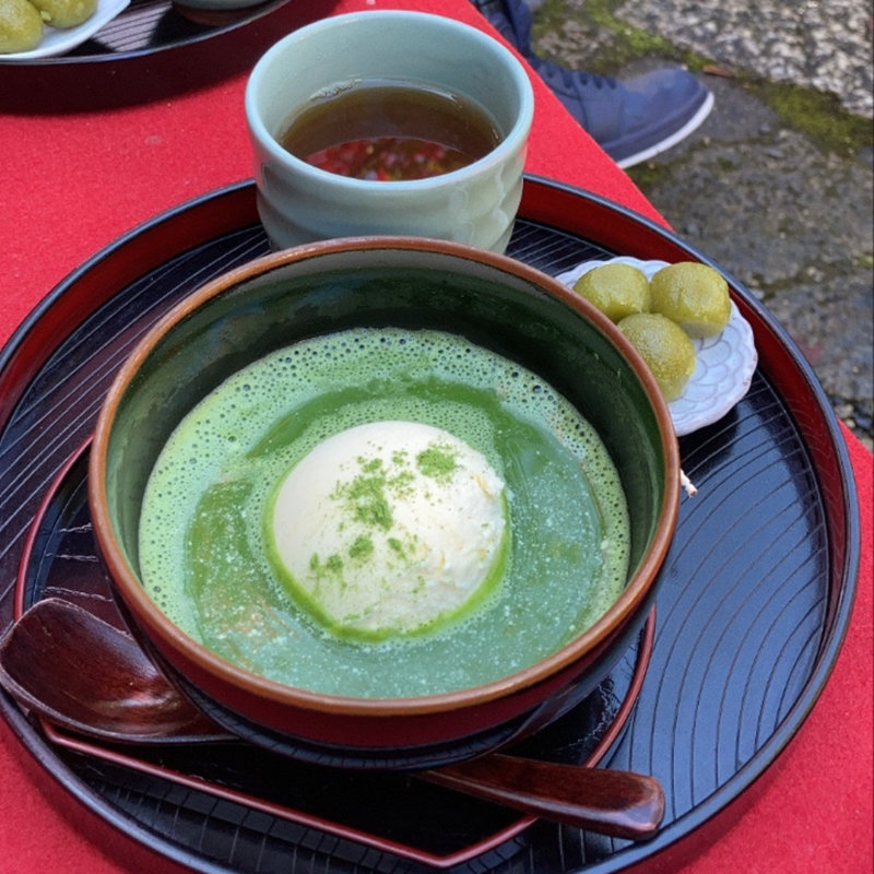 抹茶フロート(御抹茶処 とどう庵 )