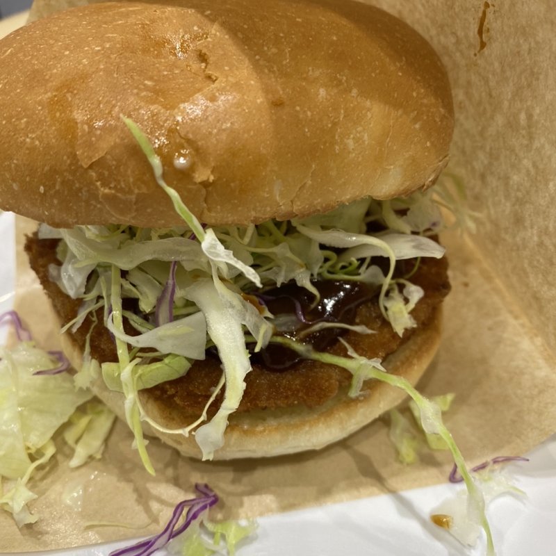淡路玉ねぎミンチカツバーガー(淡路島南パーキングエリア（上り）フードコート )