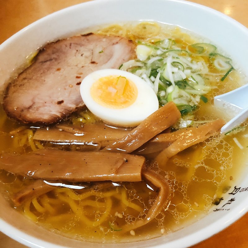 塩ラーメン(三代目 月見軒 北郷本店)