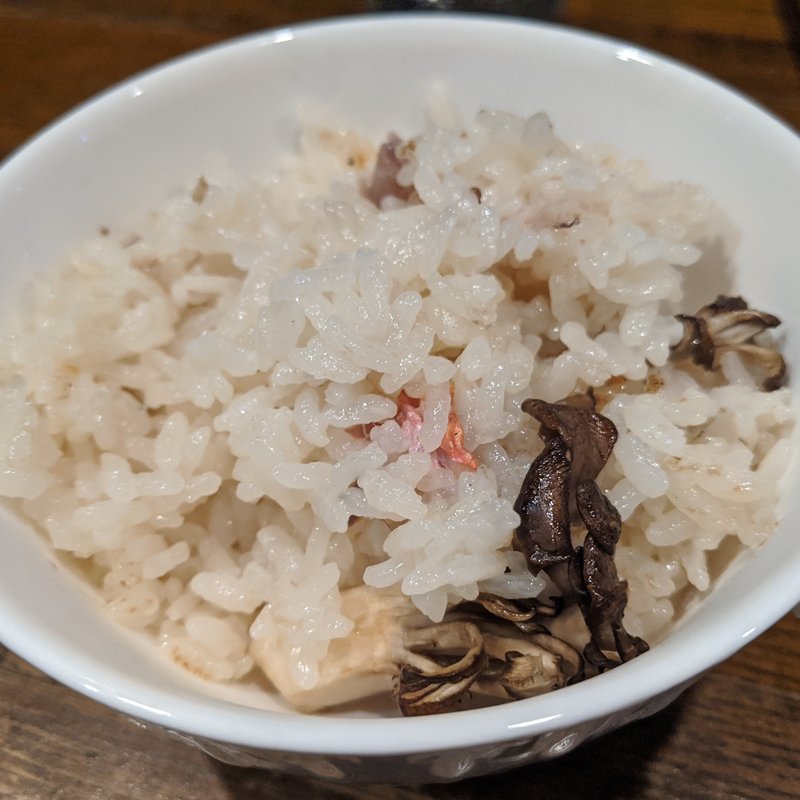 金目鯛とキノコのご飯(おれんち)