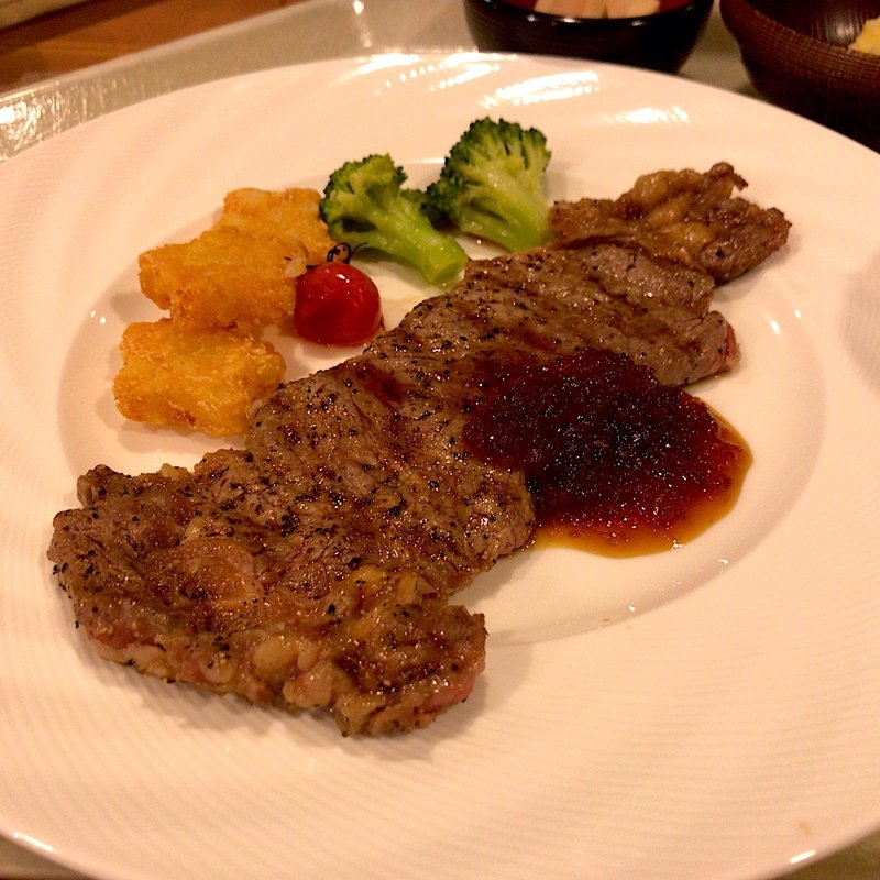 ステーキ(雫石プリンスホテル)