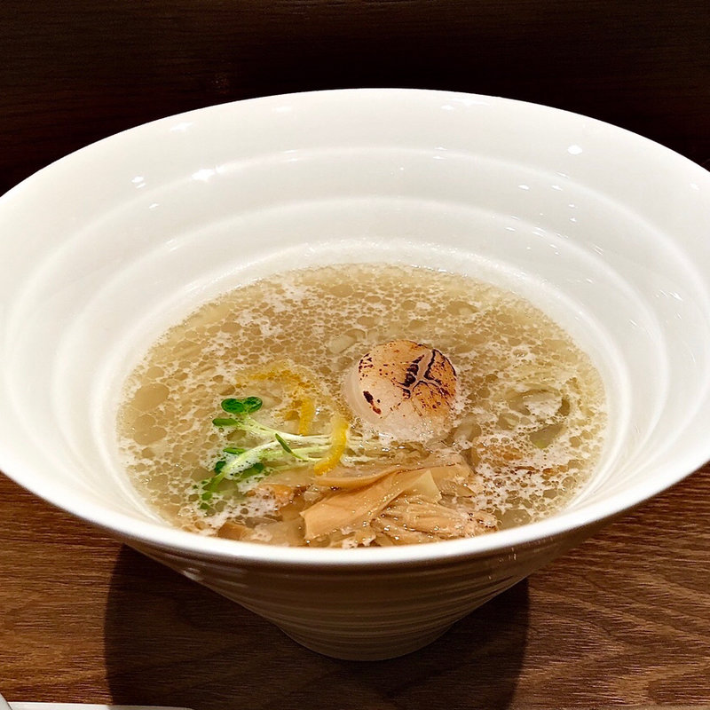 帆立そば(限定10食)(麺処に志の)