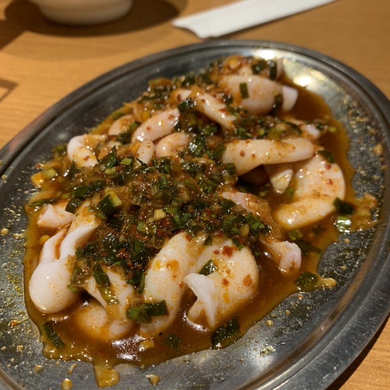 コブクロ刺(焼肉ここから　五反田店)