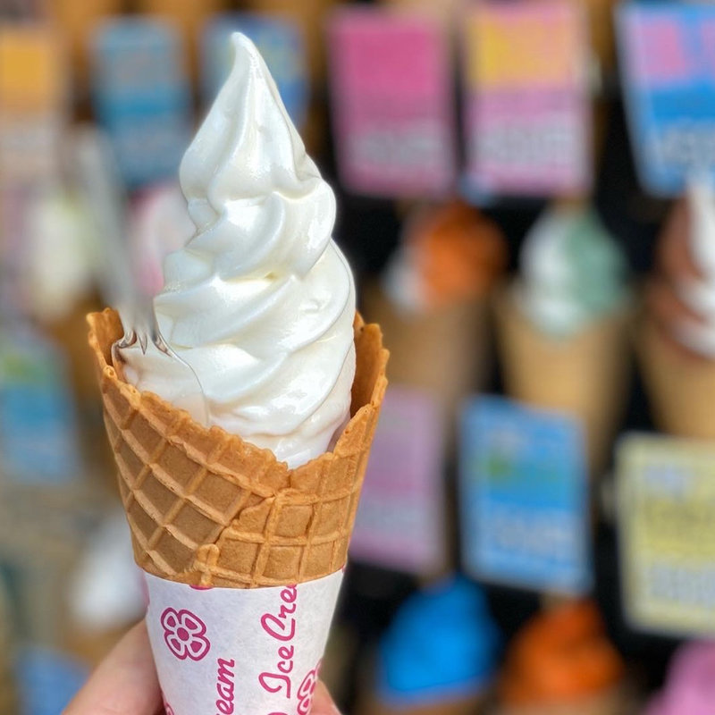 クレオパトラの涙（バニラ）(ソフトクリーム専門店　食事処むさし)