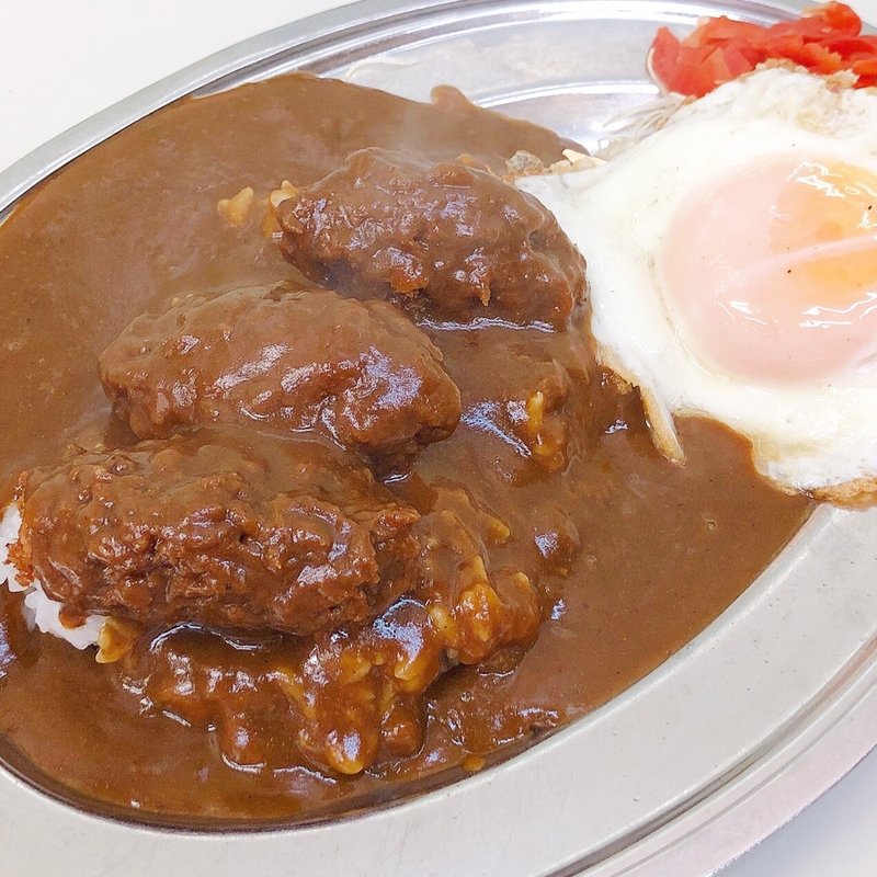 カキフライカレー（目玉焼きトッピング）(カレーハウスデリー )