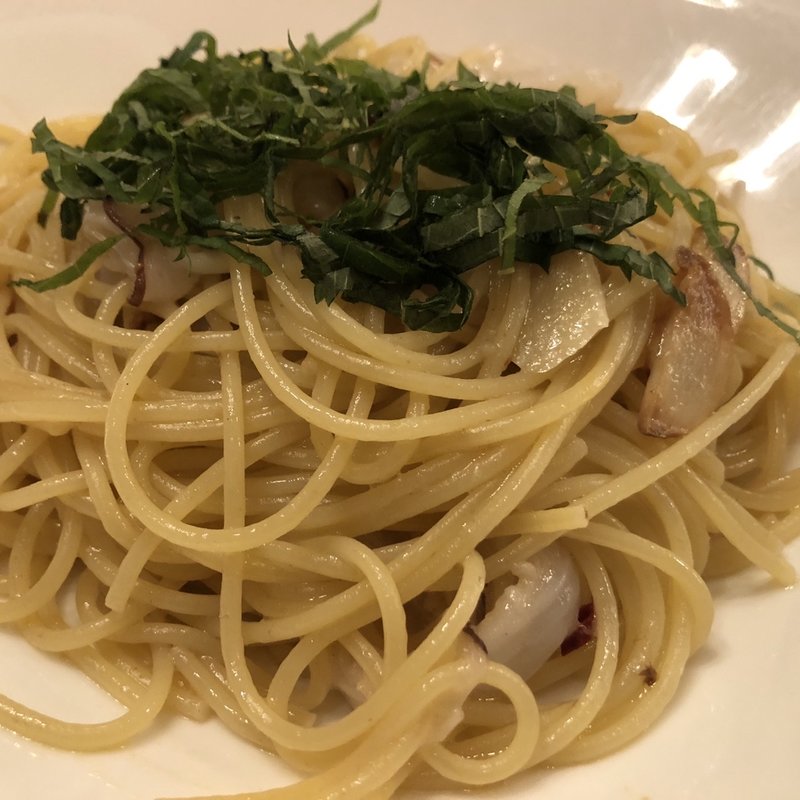 タコと大葉のペペロンチーノ(キャンティーナ グランエミオ所沢東口店)