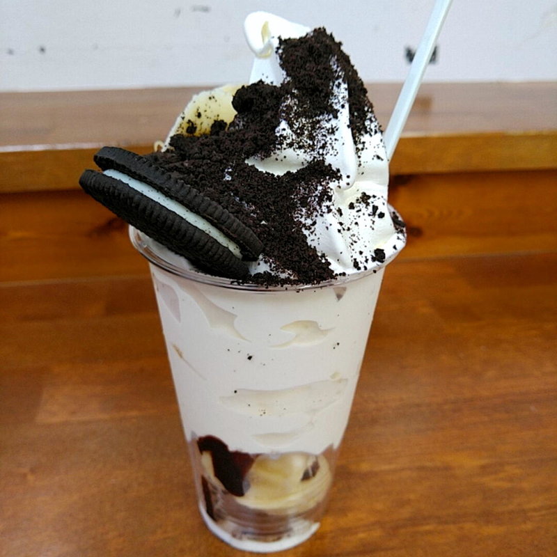 バナナ･オレオソフト(パーラー白糸の滝 )