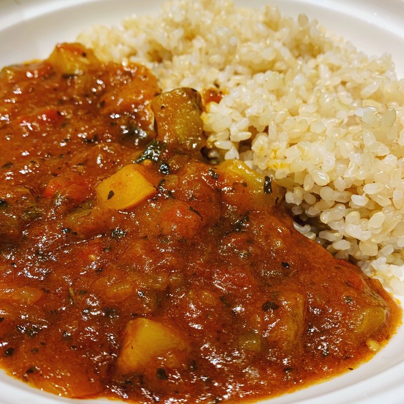 カレーとスープのセット(ラタトゥイユカレー)(スープストックトーキョー ホワイティうめだ店)