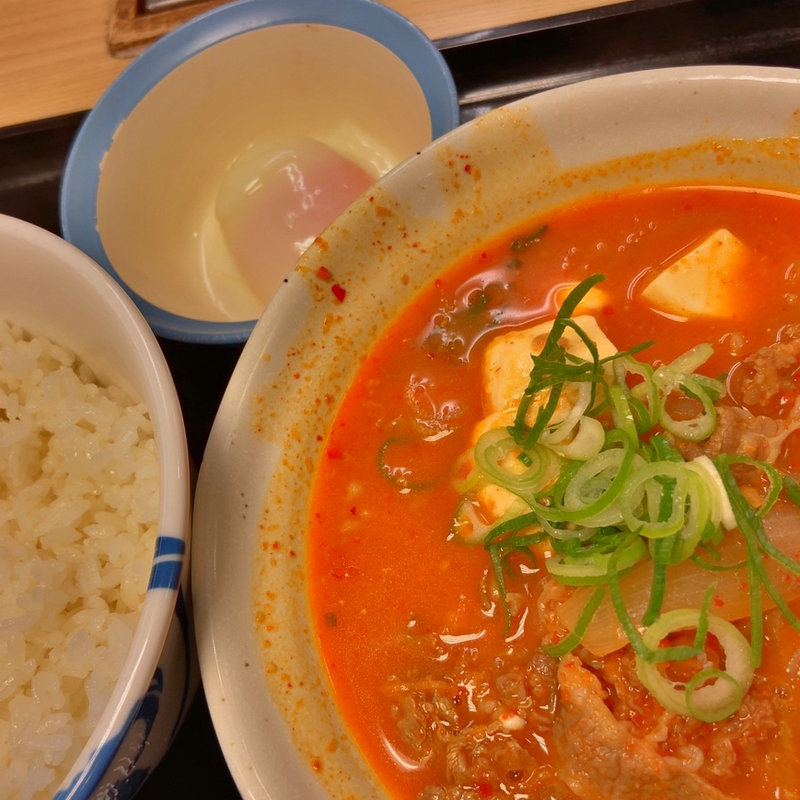 牛キムチチゲ膳(松屋 小田急永山店 )