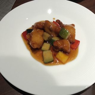 黒酢酢豚(中国料理　花梨)