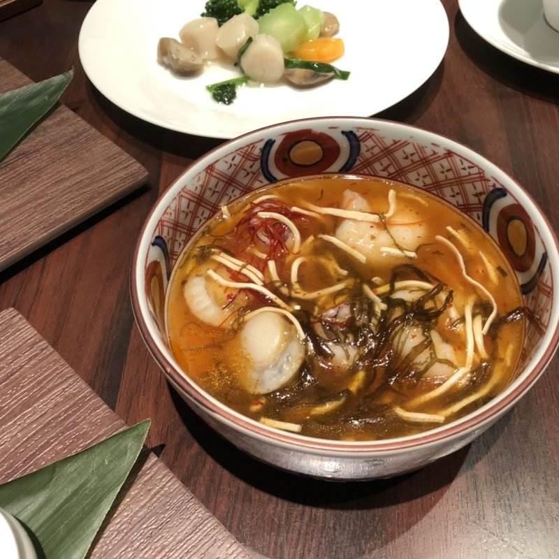 酸辣スープと自家製豆腐の麻婆豆腐　(中国料理　花梨)