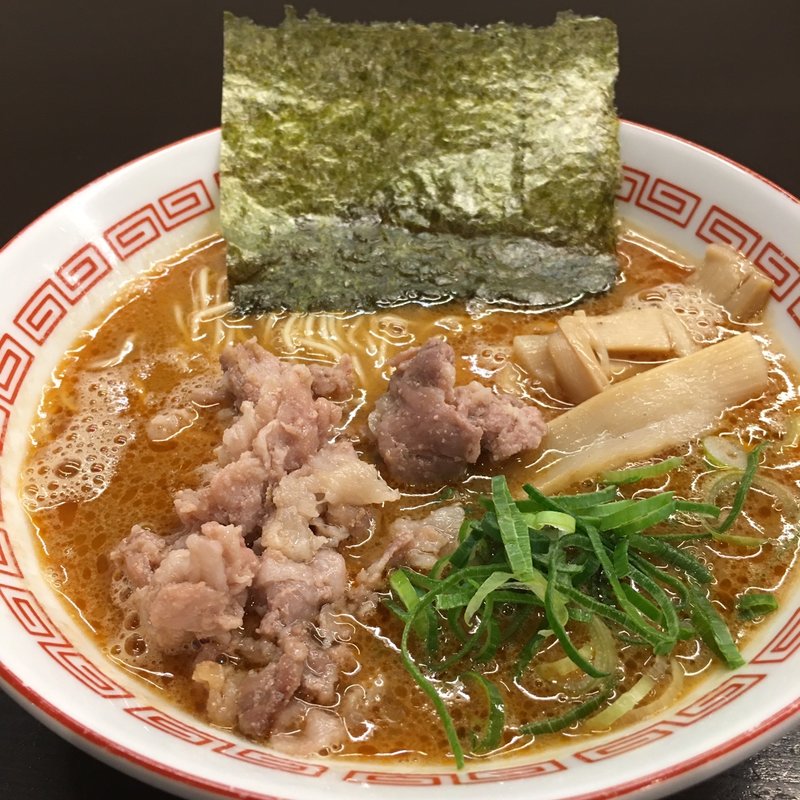 海老豚骨ラーメン(限定)(博多とんこつ 豚の足跡)