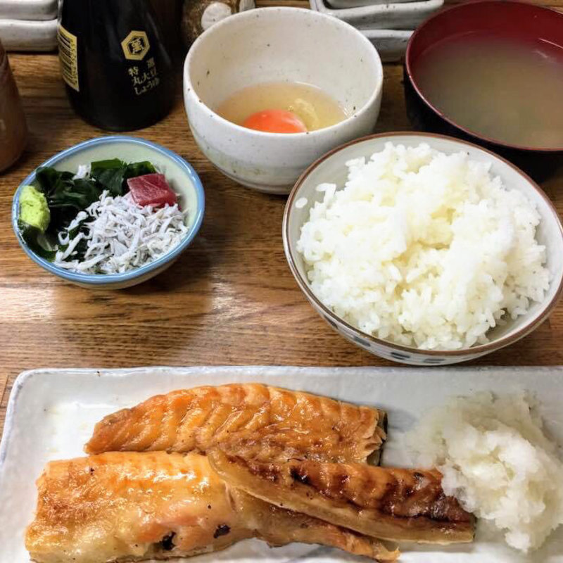 鮭ハラス定食(魚力)