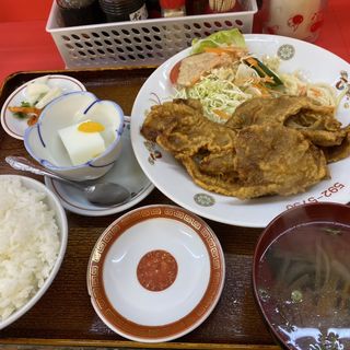 豚肉天ぷら定食(光昇園)