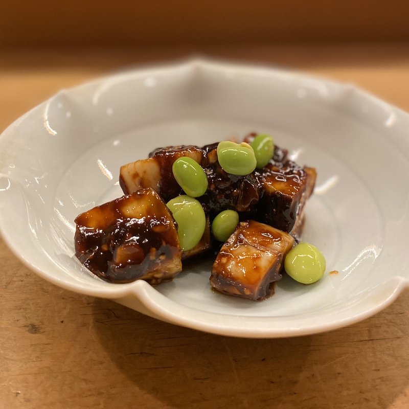 水なすと貝柱生姜みそ(花いち)