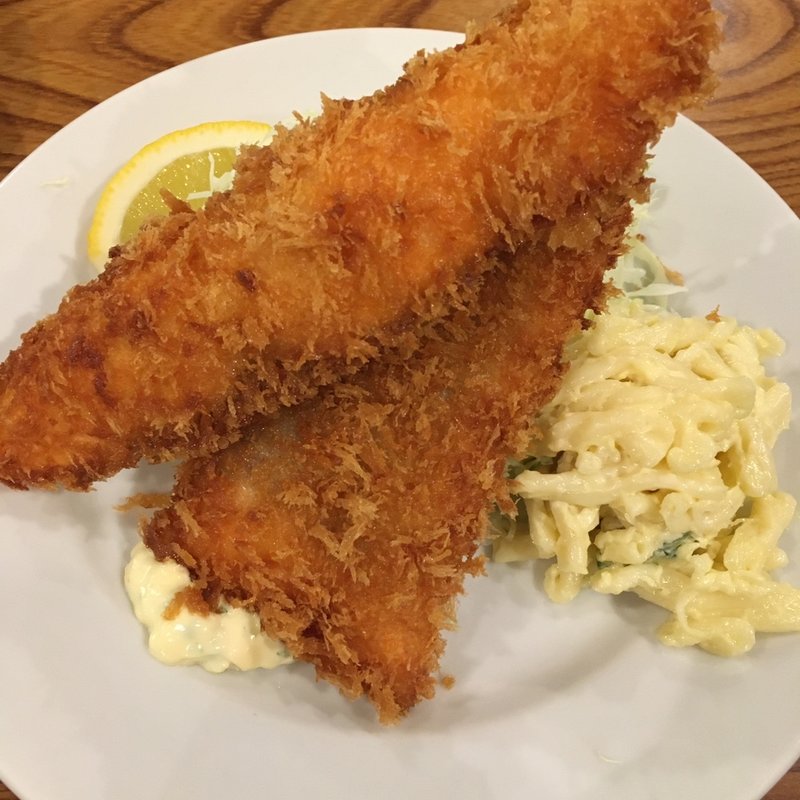 サーモンフライ(洋食 大吉)