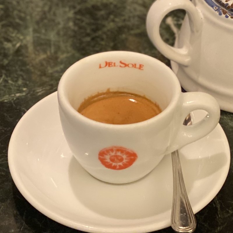 エスプレッソ　シングル(銀座バール・デルソーレ2Due)