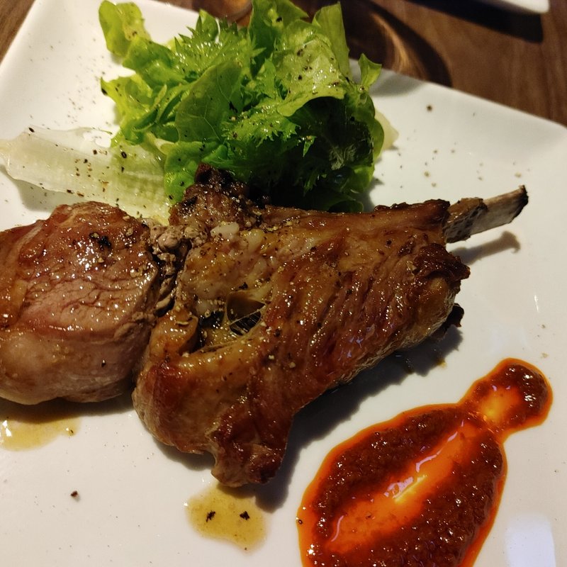 子羊のロースト(SHINOBY'S BAR 銀座)