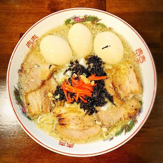 肉煮干生姜そば(貝節麺raik)