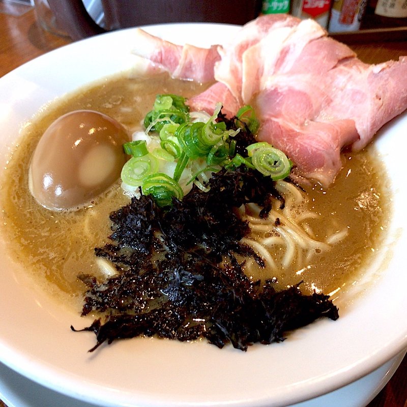 特製追いサバ節そば(荒町商店中華そば ふじやま)