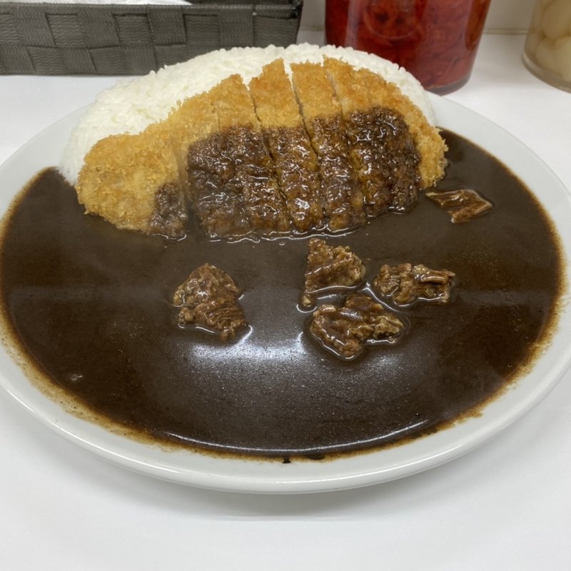 カツカレー大盛り(カレーの店龍)