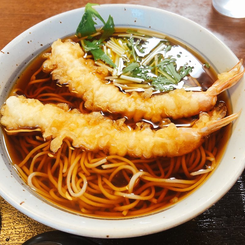 天ぷら蕎麦(そば処　西むら )