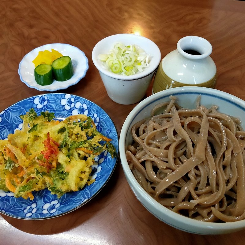 きそば＋天ぷら（もり天）(浪花亭 )