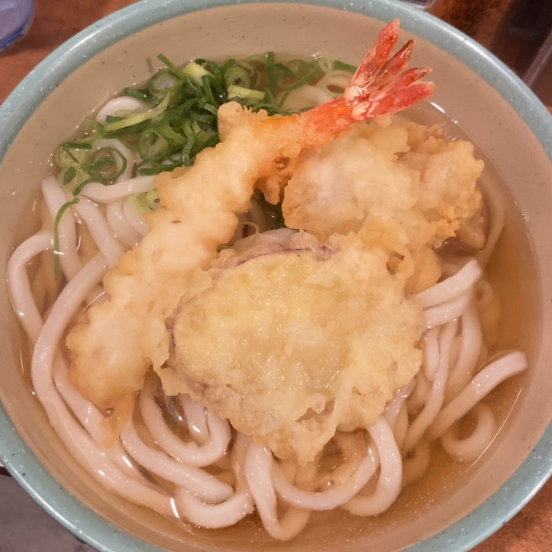 温大盛り天ぷら(おにやんま 御茶ノ水店)