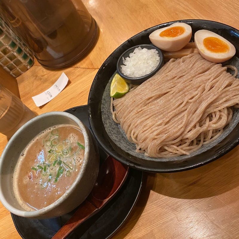 鶏塩つけ麺 （大盛）(麺匠 たか松 )