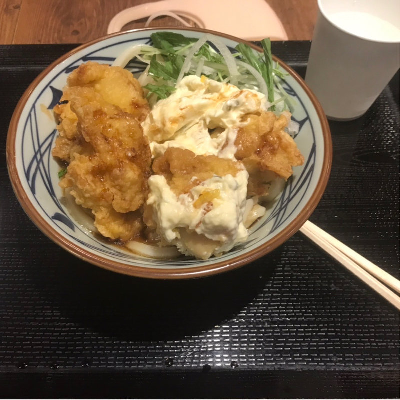 タル鶏天ぶっかけ(丸亀製麺)