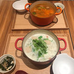 鶏つくねと塩麹のコラーゲン茶鍋(茶鍋カフェ kagurazaka saryo 池袋サンシャインシティ店)