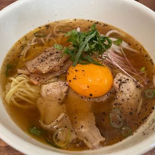 月見中華そば(PEYOKO CAFE)