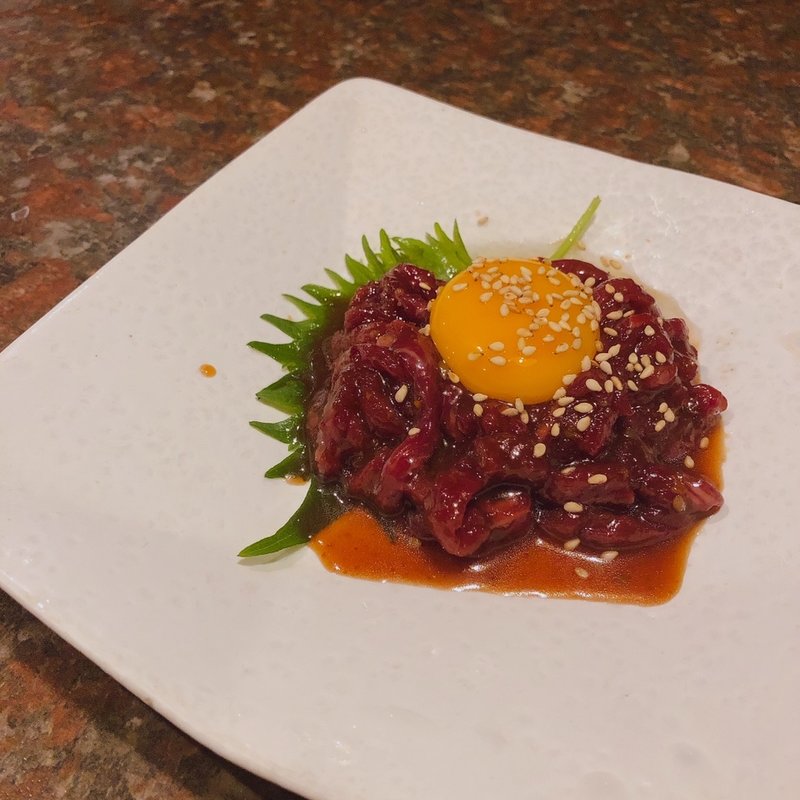 馬肉ユッケ(居酒屋　真紅 （しんく）)