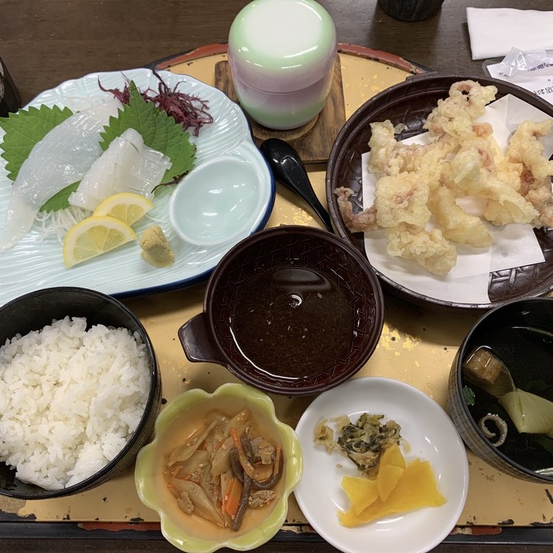 やりいか定食(松活)