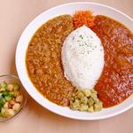2種盛りカレー(ルー大盛り)(Curry Life Coffy)