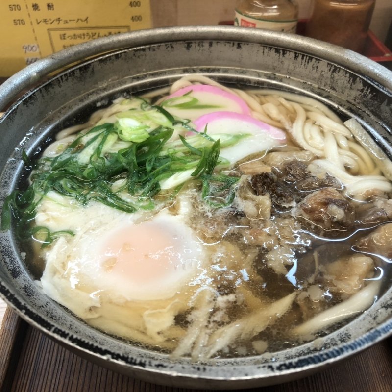 ぼっかけ鍋焼きうどんそば(あーちゃん)